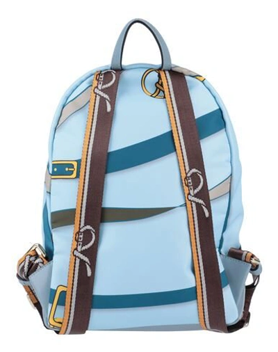 Shop Roberta Di Camerino Backpacks & Fanny Packs In Sky Blue