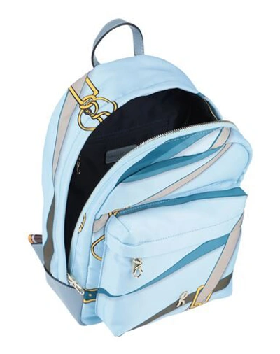 Shop Roberta Di Camerino Backpacks & Fanny Packs In Sky Blue