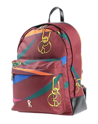 Shop Roberta Di Camerino Backpacks In Maroon