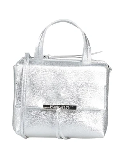 Shop Patrizia Pepe Handbags In Silver