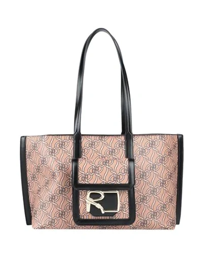 Shop Roberta Di Camerino Woman Shoulder Bag Black Size - Pvc - Polyvinyl Chloride, Polyester, Polyurethan
