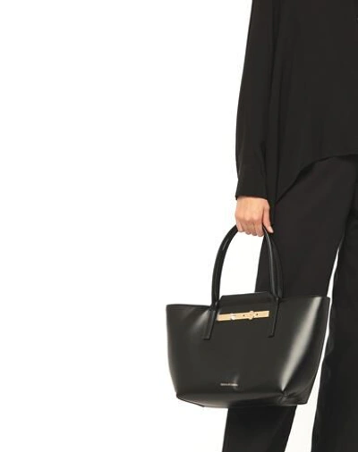 Shop Roberta Di Camerino Woman Handbag Black Size - Pvc - Polyvinyl Chloride, Polyurethane