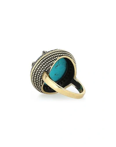 Shop Iosselliani Ring In Turquoise