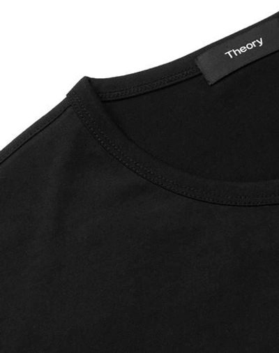 Shop Theory Man T-shirt Black Size S Cotton