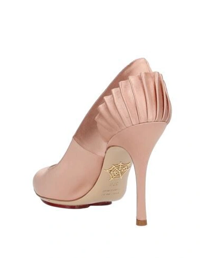 Shop Charlotte Olympia Pumps In Pale Pink
