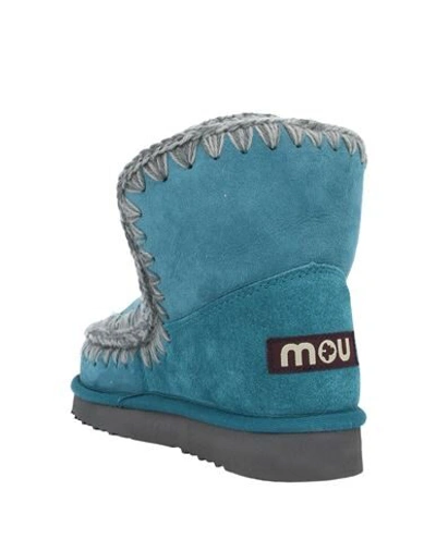 Shop Mou Ankle Boot In Deep Jade