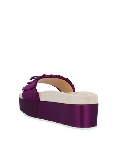 Shop Charlotte Olympia Sandals In Purple