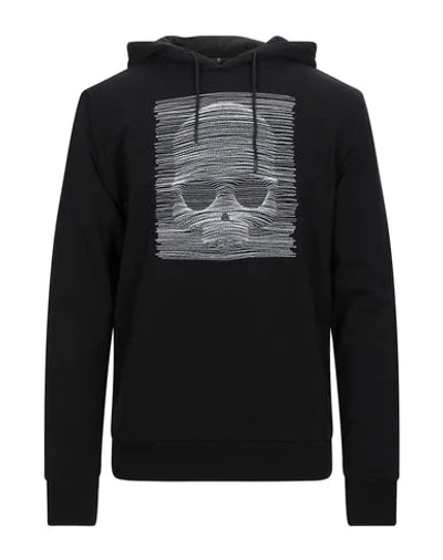 Shop Hydrogen Man Sweatshirt Black Size S Cotton, Elastane