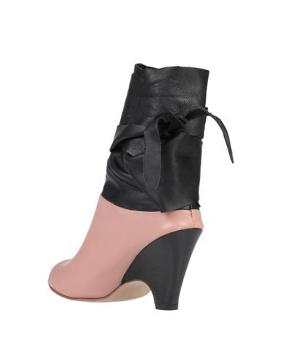 Shop Alessandro Dell'acqua Ankle Boots In Blush