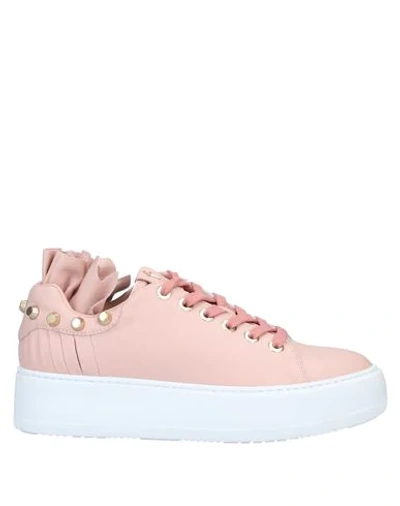 Shop Cesare Paciotti 4us Sneakers In Pink