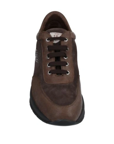 Shop Alviero Martini 1a Classe Sneakers In Dark Brown