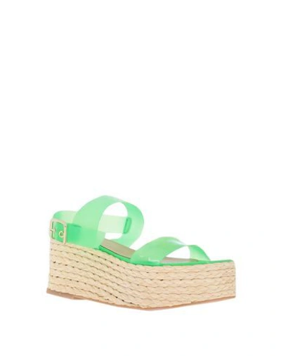 Shop Ras Woman Sandals Light Green Size 8 Pvc - Polyvinyl Chloride