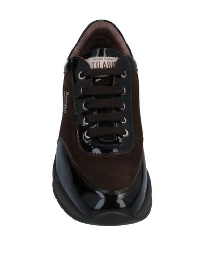 Shop Alviero Martini 1a Classe Sneakers In Dark Brown