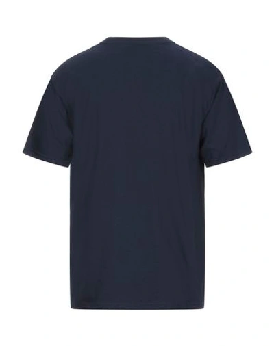 Shop Afterhomework T-shirts In Dark Blue