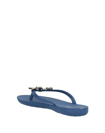 Shop Ipanema Flip Flops In Slate Blue