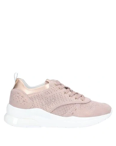 Shop Liu •jo Sneakers In Pastel Pink