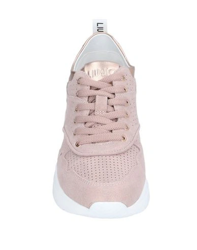 Shop Liu •jo Sneakers In Pastel Pink