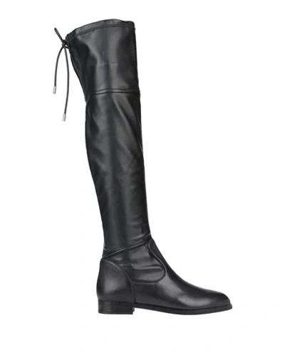 Shop Anna Baiguera Knee Boots In Black