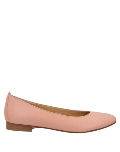 Shop A.testoni A. Testoni Woman Ballet Flats Blush Size 7 Soft Leather In Pink