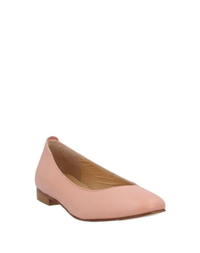Shop A.testoni A. Testoni Woman Ballet Flats Blush Size 7 Soft Leather In Pink
