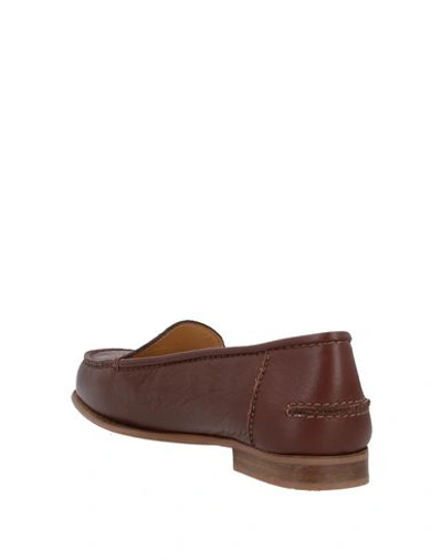 Shop A.testoni Loafers In Cocoa