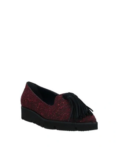 A.testoni Loafers In Red