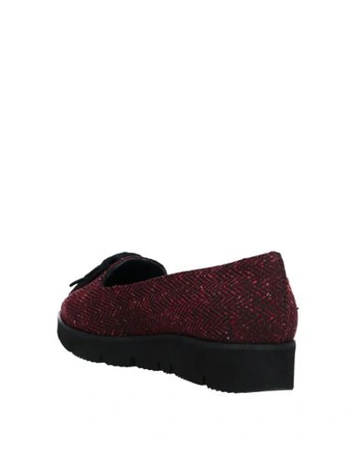A.testoni Loafers In Red