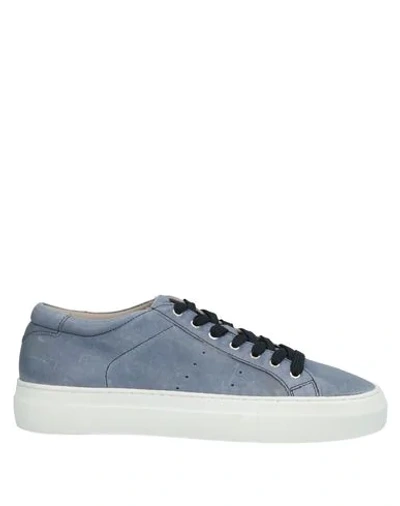 Shop A.testoni Sneakers In Pastel Blue
