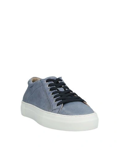 Shop A.testoni Sneakers In Pastel Blue
