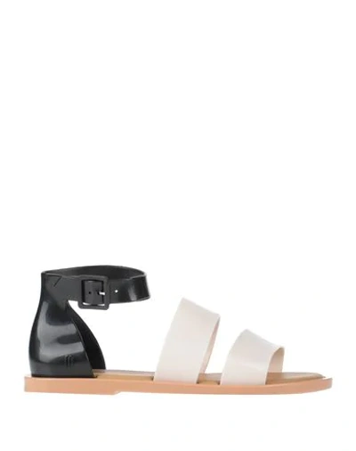 Shop Melissa Sandals In Beige