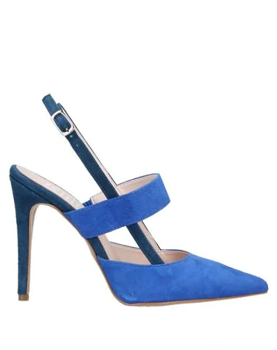 Shop Estelle Pumps In Bright Blue