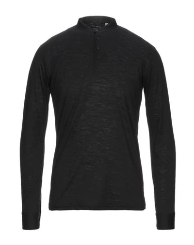 Shop Grey Daniele Alessandrini T-shirts In Black