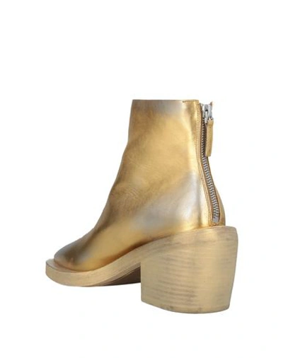 Shop Marsèll Ankle Boots In Gold