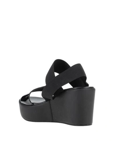 Shop Studio Pollini Sandals In Black