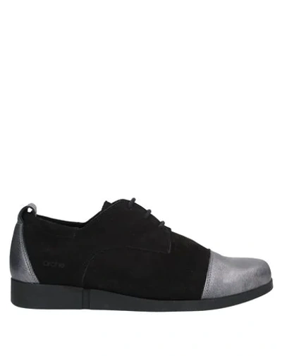 Shop Arche Lace-up Shoes In Black