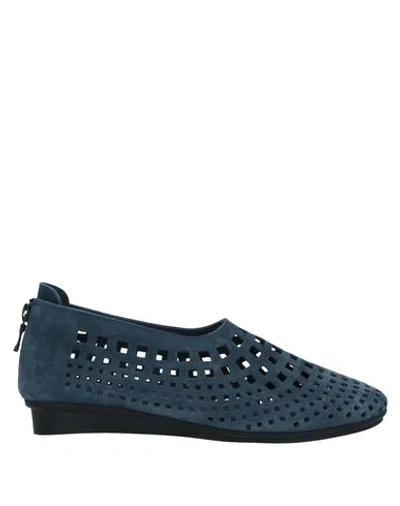 Shop Arche Loafers In Slate Blue