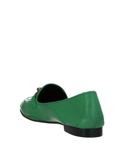 Shop Poesie Veneziane Loafers In Green