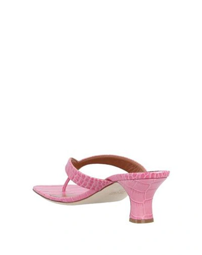 Shop Paris Texas Woman Toe Strap Sandals Pink Size 7 Soft Leather