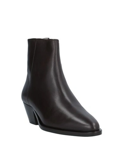 Shop Royal Republiq Ankle Boots In Dark Brown