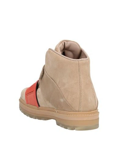 Shop Rick Owens Ankle Boots In Sand