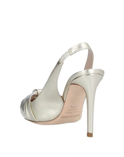 Shop Alberto Gozzi Pumps In Platinum