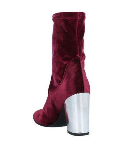 Shop Chantal Ankle Boots In Maroon