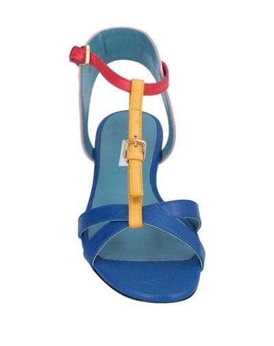 Shop Vionnet Sandals In Blue