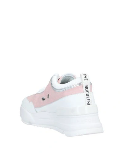 Shop Ruco Line Rucoline Woman Sneakers Pink Size 5 Soft Leather, Textile Fibers