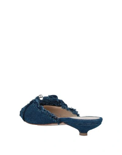 Shop Anna Baiguera Mules And Clogs In Blue