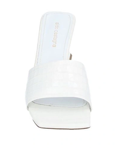 Shop Aldo Castagna Sandals In White