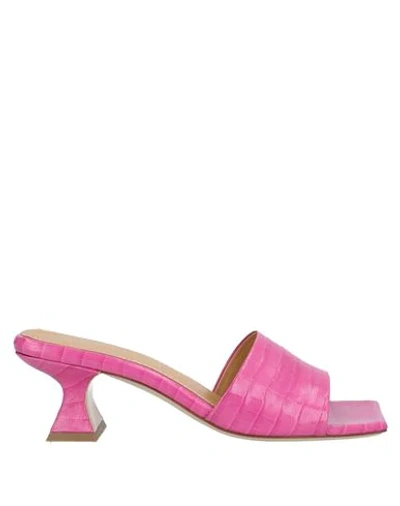 Shop Aldo Castagna Sandals In Fuchsia