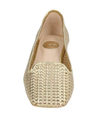 Shop Ras Loafers In Gold