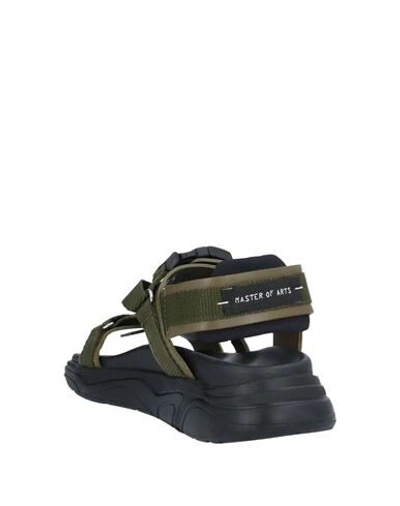 Shop Moa Master Of Arts Sandals In Military Green