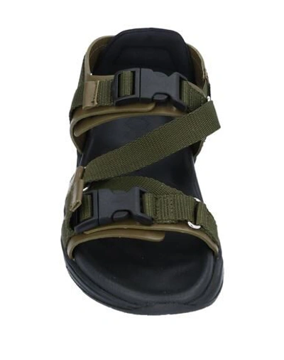 Shop Moa Master Of Arts Sandals In Military Green